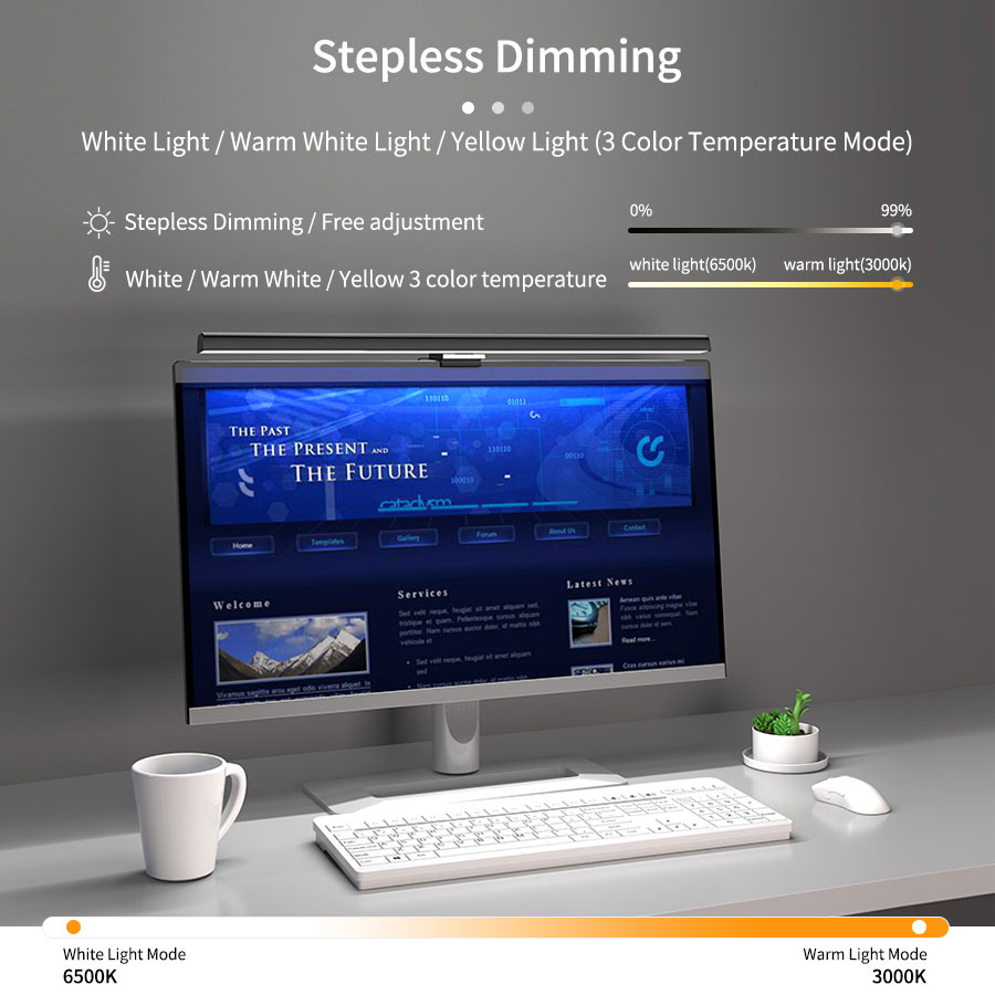 50cm Computer Monitor Light Ba - Desk Setup Lamp review and price