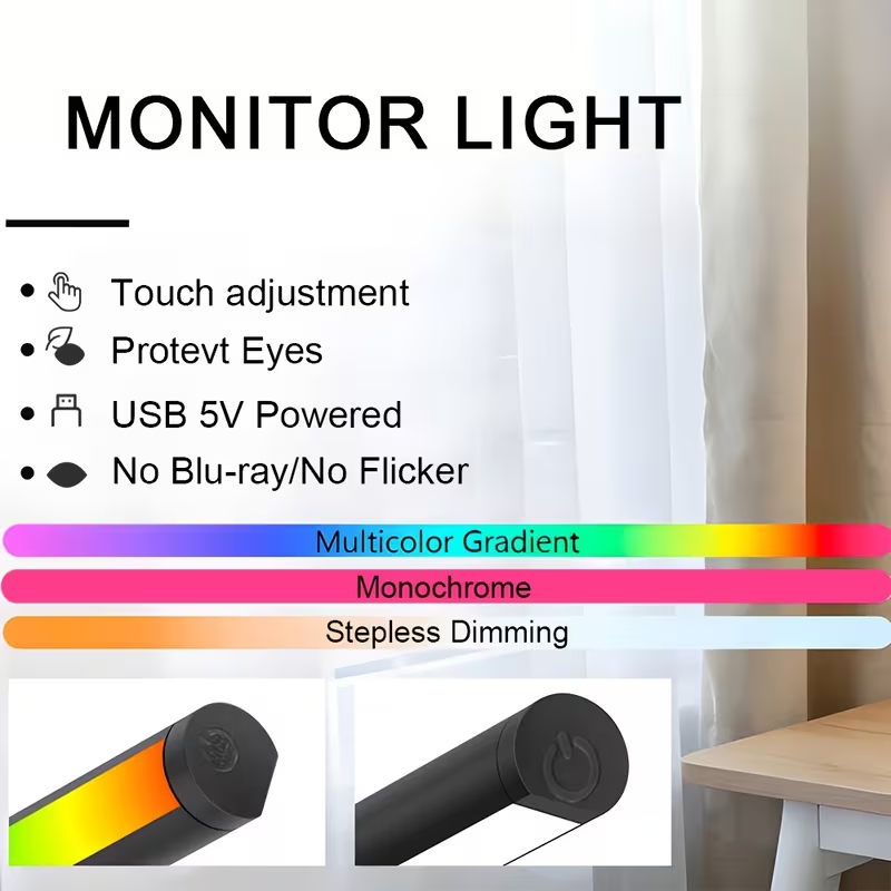 LED Monitor Light Bar 30cm 40c - Setup Desk Monitor review and price