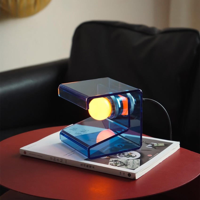 Modern Acrylic Cube Table Lamp - Desk Setup Minimalist review and price