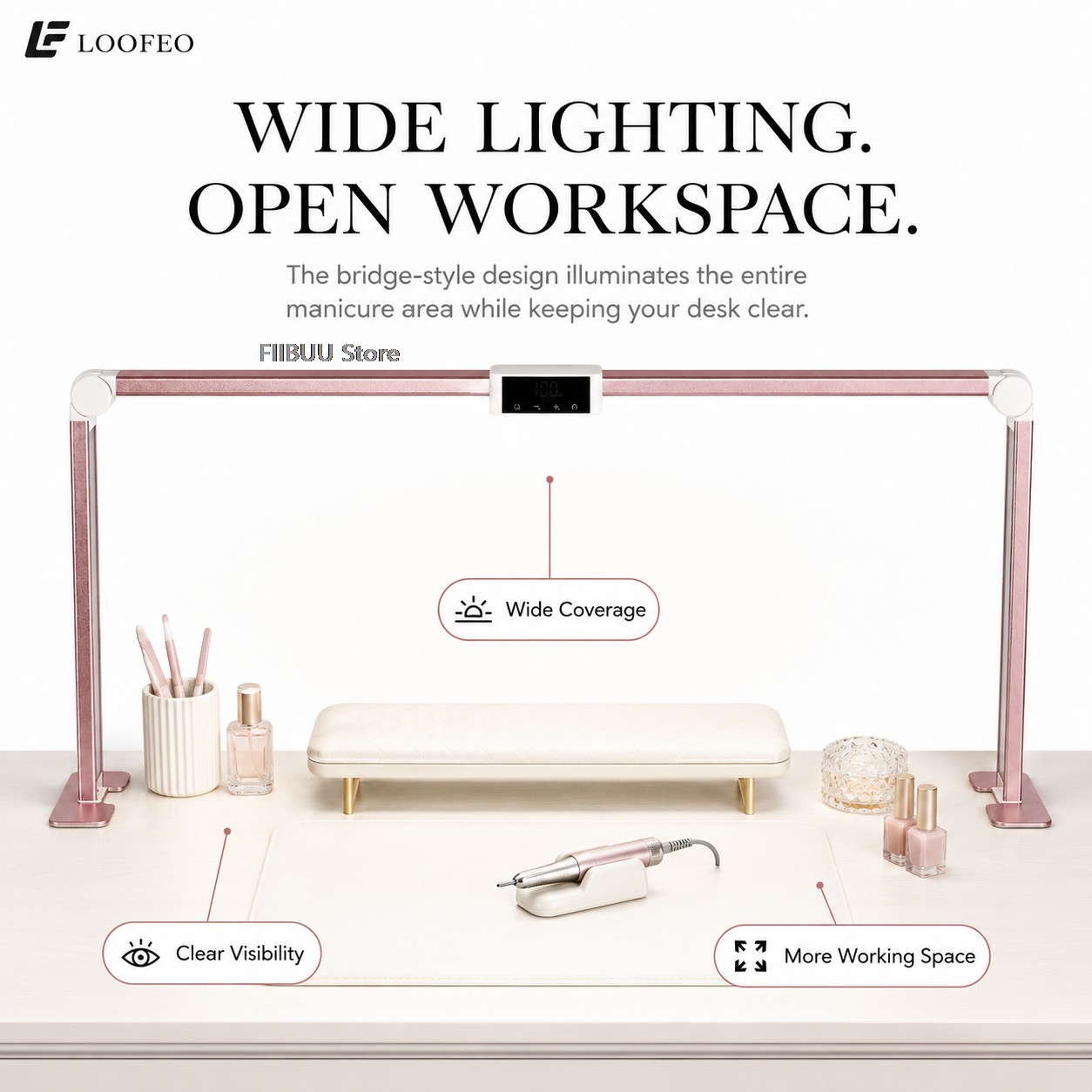 Professional LED Nail Desk Lam - Desk Setup Lamp review and price
