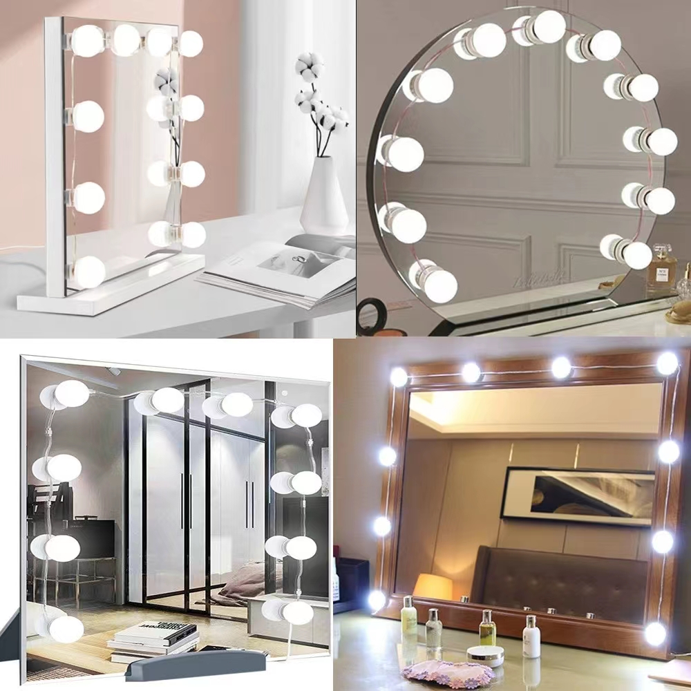 LED Light Paste Mirror Makeup  - Desk Setup Lamp review and price