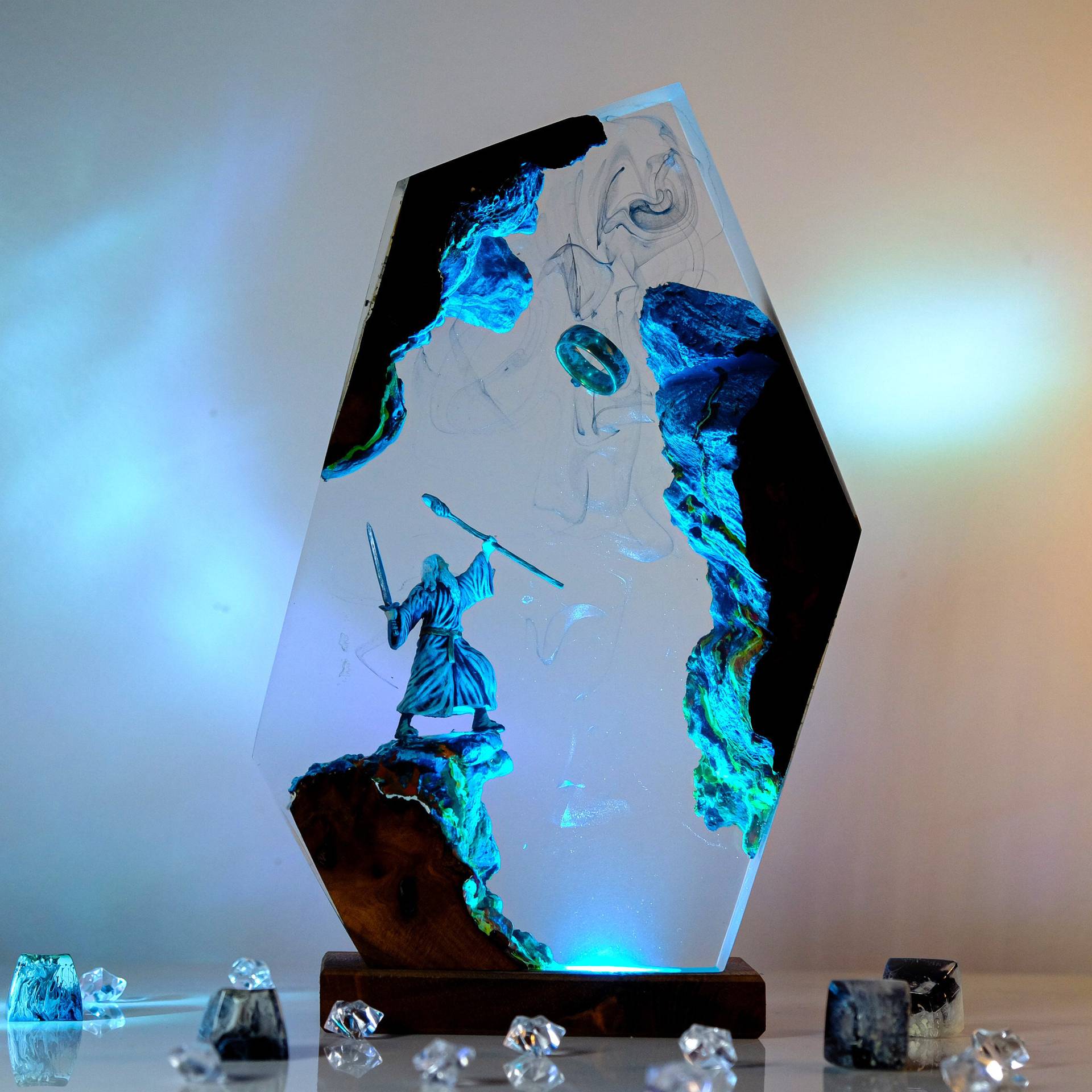 Movie Scence Figure Table Resi - Desk Setup Lamp review and price