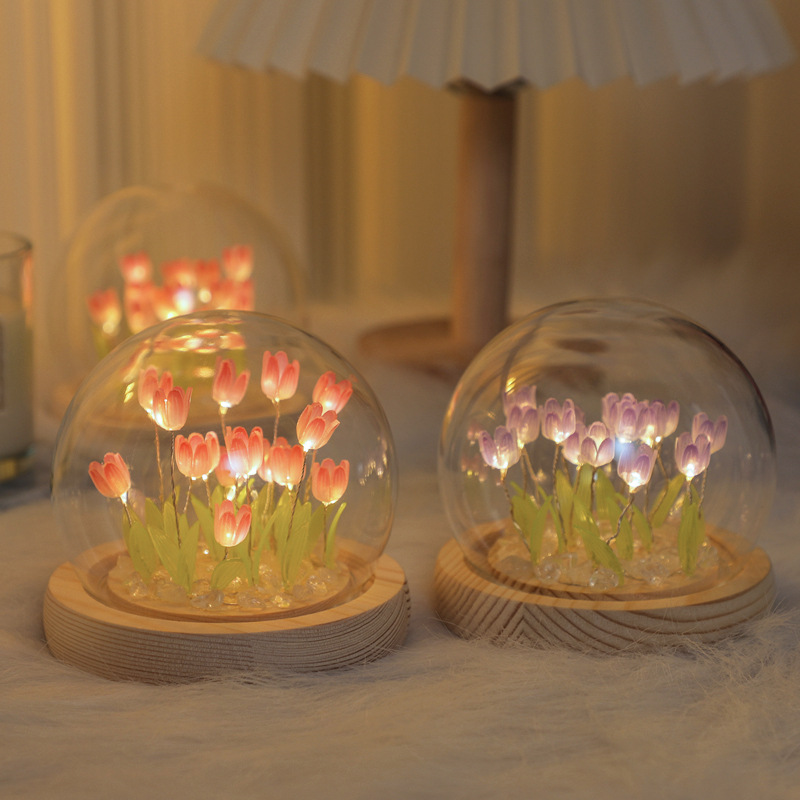 Handmade Tulip Night Lght Hand - Desk Setup Lamp review and price
