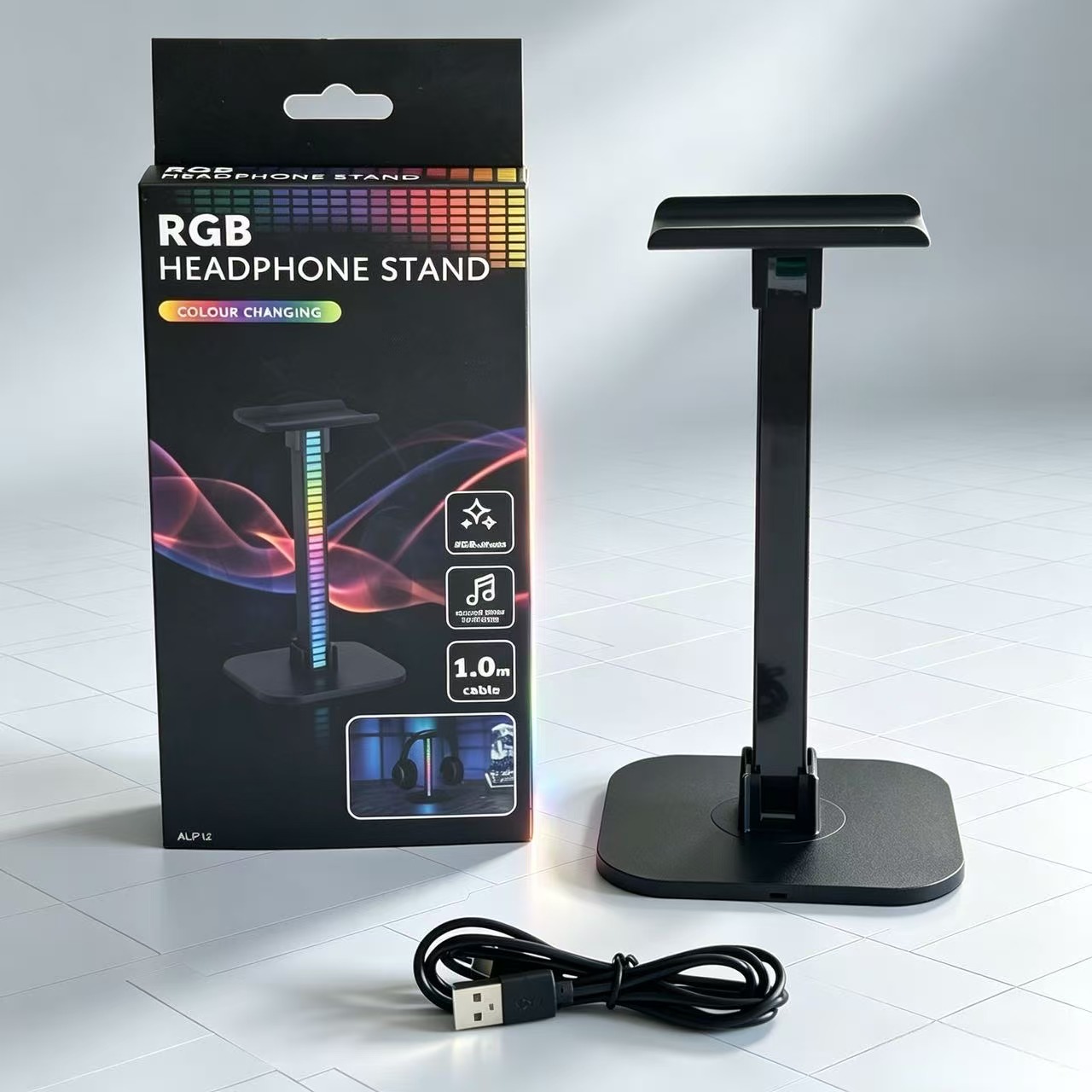 USB Gaming Headphone Stand RGB - Desk Setup Lamp review and price